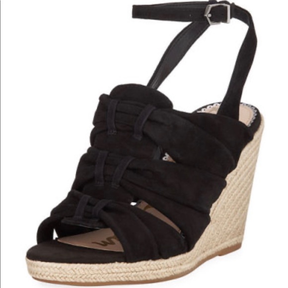 Sam Edelman Shoes - NWT Sam Edelman Suede Espadrille Wedge Sandals